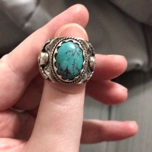 Clocks and Colours turquoise ring